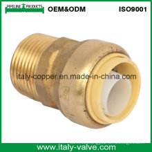 OEM& ODM Quality Brass Push Connect Male Adaptor (IC-1020)